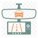 Rearview Mirror Car Auto Icon