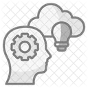 Thinking Brain Logic Icon