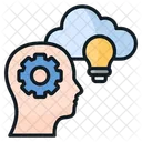 Thinking Brain Logic Icon