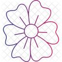 Reb Flower Crimson Bloom Scarlet Petals Icon