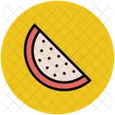 Rebanada Sandia Frutas Icono