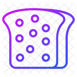 Rebanada de pan  Icono