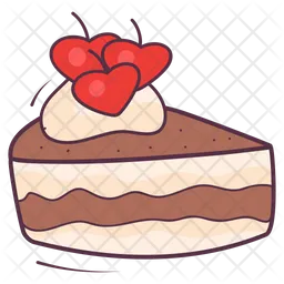 Rebanada de pastel  Icono