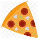 Rebanada De Pizza Cocina Comida Rapida Icono