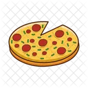 Porción de pizza  Icono