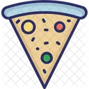 Pizza Comida Italiana Comida Chatarra Icono