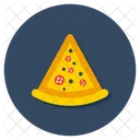 Porcion De Pizza Comida Rapida Comida Chatarra Icon