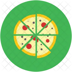 Porción de pizza  Icono