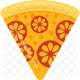 Porción de pizza  Icono