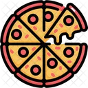 Pizza Rebanada Comida Italiana Icono