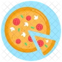 Comida Italiana Comida Chatarra Pizza Icon