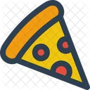 Porción de pizza  Icono