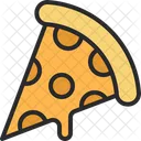 Porción de pizza  Icono