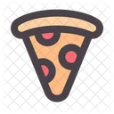 Rebanada De Pizza Comida Rebanada Icono