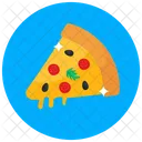 Rebanada de pizza italiana  Icono