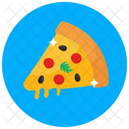 Rebanada de pizza italiana  Icono