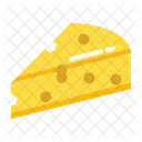 Rebanada de queso  Icono