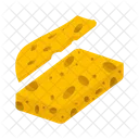 Rebanada de queso  Icono