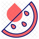 Sandia Rebanada Fruta Icon