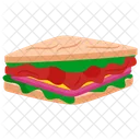 Rebanada de sándwich  Icono