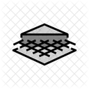 Rebar Structure Cement Icon