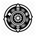 Rebirth Cycle Sign Symbol Icon