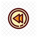 Retroceder Retroceder Voltar Ícone