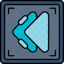 Retroceder Retroceder Para Tras Ícone