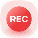 Rec Red Button Ui Icon