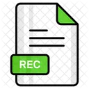 Rec File Format Icon