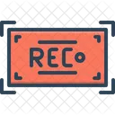 Rec Streaming Recording Icon