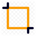 Recadrer  Icône