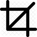 Recadrer  Icône