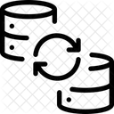 Recarga De Base De Datos Recarga Actualizacion De Base De Datos Icono