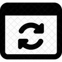 Recarga Web Simbolo Circular Actualizar Icono
