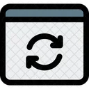 Recarga Web Simbolo Circular Actualizar Icono
