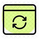 Recarga Web Simbolo Circular Actualizar Icono