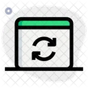 Recarga Web Simbolo Circular Actualizar Icono