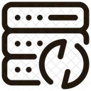 Recargar Base De Datos Actualizar Servidor Actualizar Base De Datos Icono
