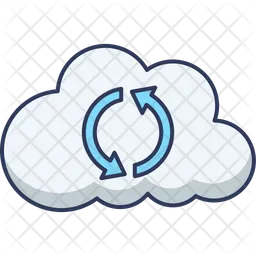 Recargar nube  Icono