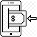 Receber Fatura Smartphone Ícone
