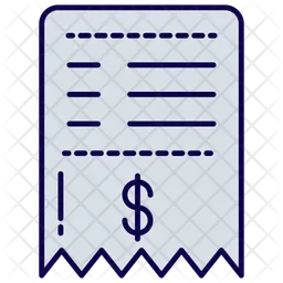 Receipt  Icon