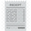 Receipt Bill Invoice Icon