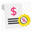 Purchase Cashier Paper Icon