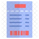 Receipt Barcode Coupon Icon