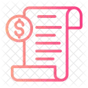 Receipt Shopping Icon
