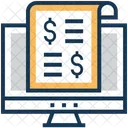 Receipt Dollar Payment Icon