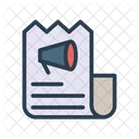 Receipt Sheet Document Icon
