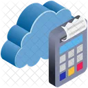 Cloud Computing Receipt Icon
