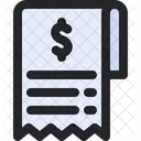 Receipt Bill Ticket Icon